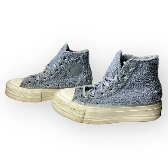 Converse Chuck Taylor All Star Platform High 'Cozy Sherpa - Ghost' 6 - Picture 10 of 14